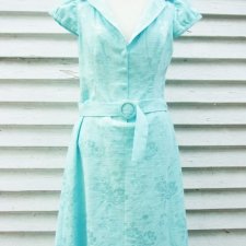 SUKIENKA BŁĘKITNA VINTAGE