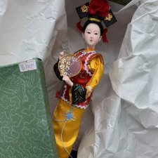 Skarb! - Vintage Japanese Doll 32cm. ༺❤༻ Ręcznie wykonana figurka ༺❤༻