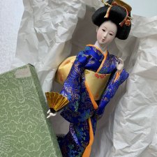 Skarb! - Vintage Japanese Doll 32cm. ༺❤༻ Ręcznie wykonana figurka ༺❤༻