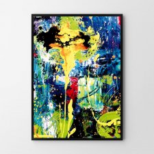 Plakat abstrakcja  - format A4