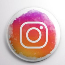 Przypinka Logo Instagram