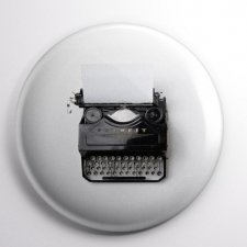 Przypinka Maszyna do pisania