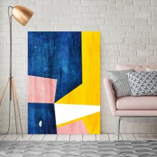 OBRAZ NA PŁÓTNIE ABSTRAKCJA GEOMETRYCZNA 80x120 cm