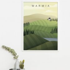 Warmia - plakat B2/ 50 x 70,7 cm