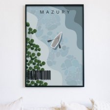 Mazury - plakat B2/ 50 x 70,7 cm
