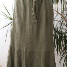 Khaki spódnica bawełna roz 42