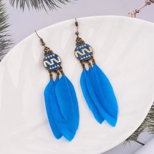 Kolczyki etno, boho- Mariposa Azul