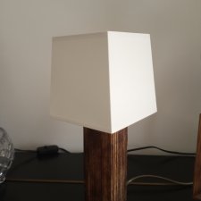 Lampa drewniana