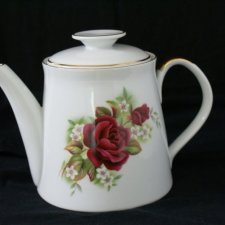 ❤ ❥ ღ Czajnik w róże Porcelana ❤ ❥ ღ