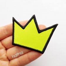 Naszywka Odblaskowa NEON YELLOW - Crown