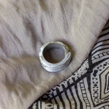 Pierścionek ceramiczny lukrowany