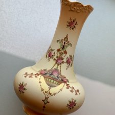 VICTORIAN VASE 24cm. - Crown Devon 1910r. ❀ڿڰۣ❀ Wazon