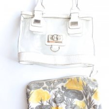 Torba Guess vintage transparentna
