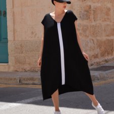 TUNIKA BASIC MAXI B&W BY MOMO