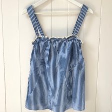 Bluzka top Riverisland na ramiączkach marynarska