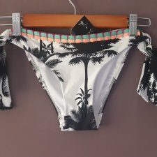 NEXT NOWY DÓŁ OD BIKINI 8 / 3 * STRÓJ KĄPIELOWY MAJTKI OD STROJU * PALEMKI * BLACK&WHITE * BOHO