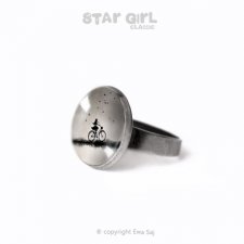 Star Girl Classic Rower , romantyczny pierścionek