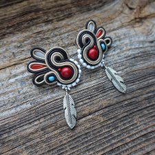 Navajo- etniczne kolczyki soutache