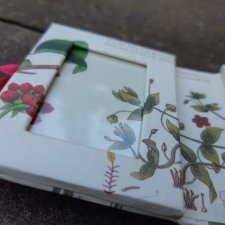 MINI FOTO BOX * POTRÓJNA RAMKA NA MAŁE ZDJĘCIA * FLORAL * UROCZY GADŻET