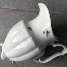 Polska porcelana Wałbrzych made in poland duży mlecznik romantyczna klasyka