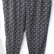 PLUS SIZE przewiewne spodnie print