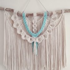 Makrama ścienna, dekoracja na ścianę boho