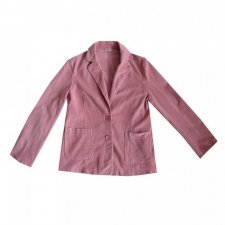 Różowa Marynarka 42 XL Sztruks