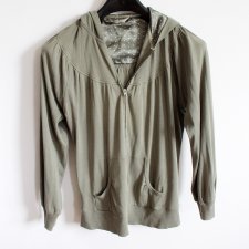 PLUS SIZE bluza khaki groszki