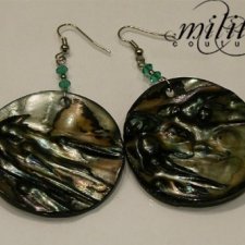 Kolczyki z masy perłowej