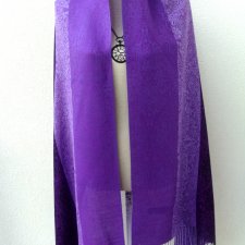 PASHMINA * -  KASZMIROWY SZAL Z JEDWABIEM