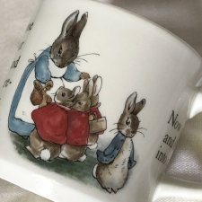 Wedgwood 1991 Peter Rabbit BEATRIX POTTER DESIGN FREDERICK WARNE & CO porcelana kolekcjonerska użytkowa