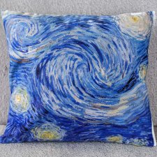 van Gogh - Gwiaździsta noc, poszewka na mała poduszkę (jasiek)
