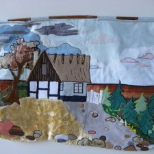 Makatka wyszywana, rękodzieło