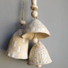 Zestaw trzech dzwoneczków ceramicznych  №3