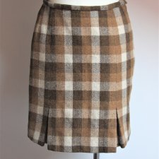 Wełniana mini spódniczka vintage