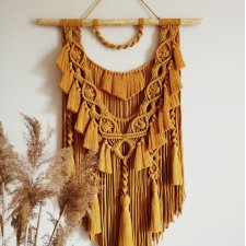 Makrama PAWIE PIÓRO XXL - w stylu boho