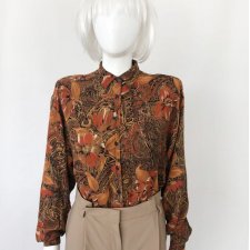 Wzorzysta koszula vintage SHT184