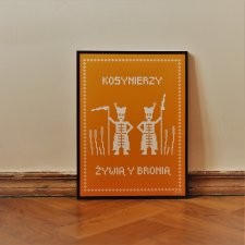 Autorski plakat Kosynierzy 30x40 cm
