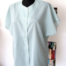 Vintage Miętowa bluzka kimono, rozmiar 16