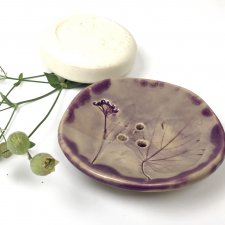 Ceramiczna mydelniczka "Lila"