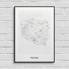 Mapa Polski 50x70