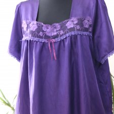 Fioletowa koszula nocna, rozmiar 16/18