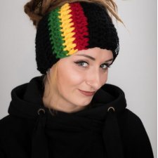 Opaska DreadLove Rasta Easy-on  01 - CZARNA