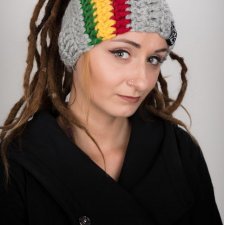 Opaska DreadLove Rasta Easy-on  04 - JASNA SZARA