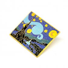 Pin broszka Van Gogh Gwiaździsta noc