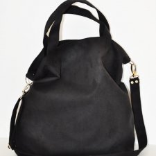 Torba hobo XXL - czarna