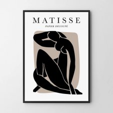 Plakat nowoczesny Black Matisse 30x40 cm