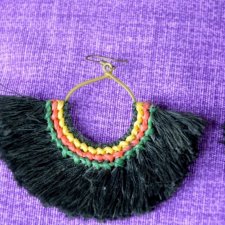 DUŻE KOLCZYKI BOHO WACHLARZE