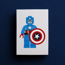 Plakat Kapitan Ameryka | Marvel DC Comics A3