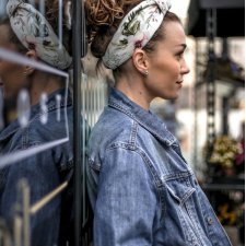 Opaska dresowa flower